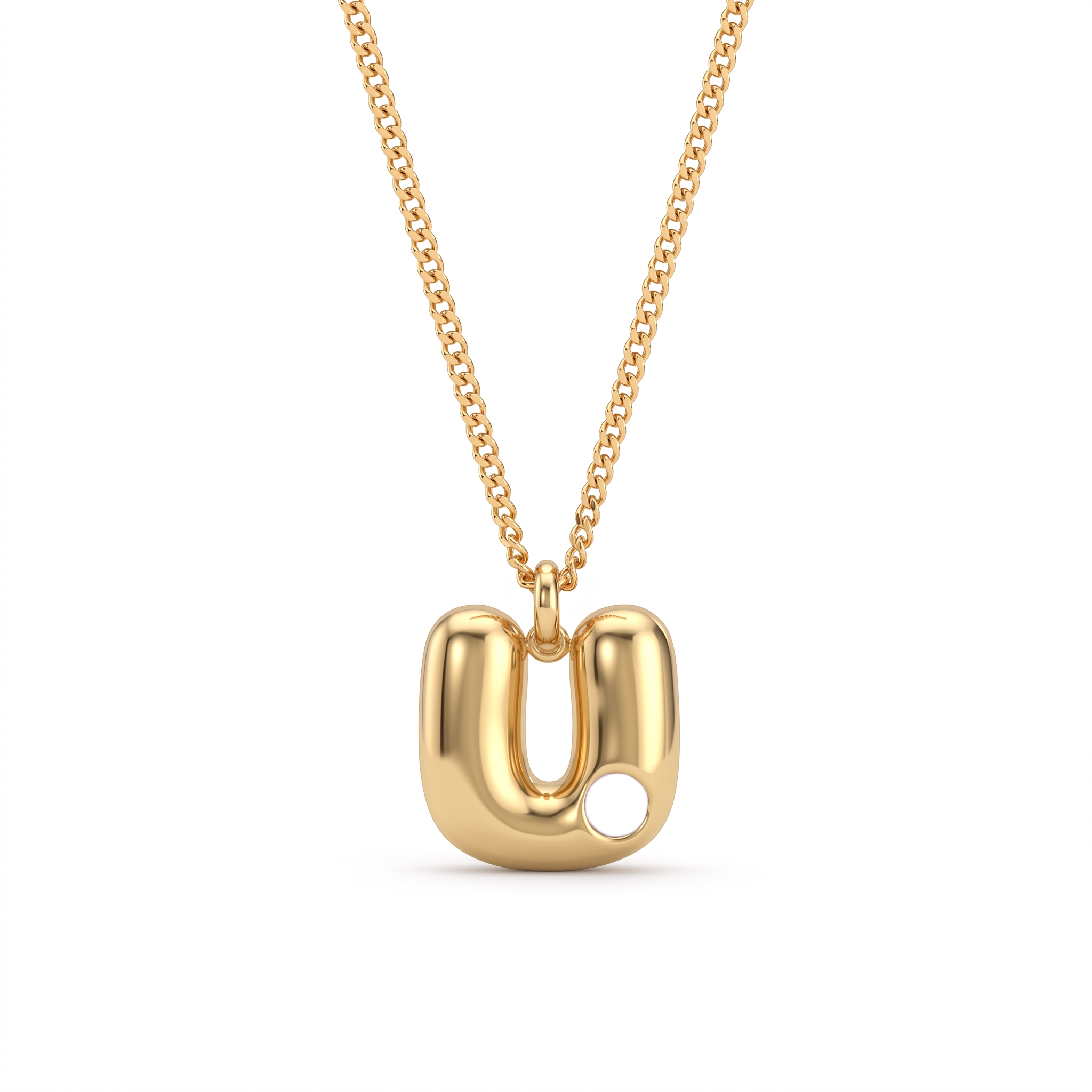 Initial Birthstone Necklace "Faye"