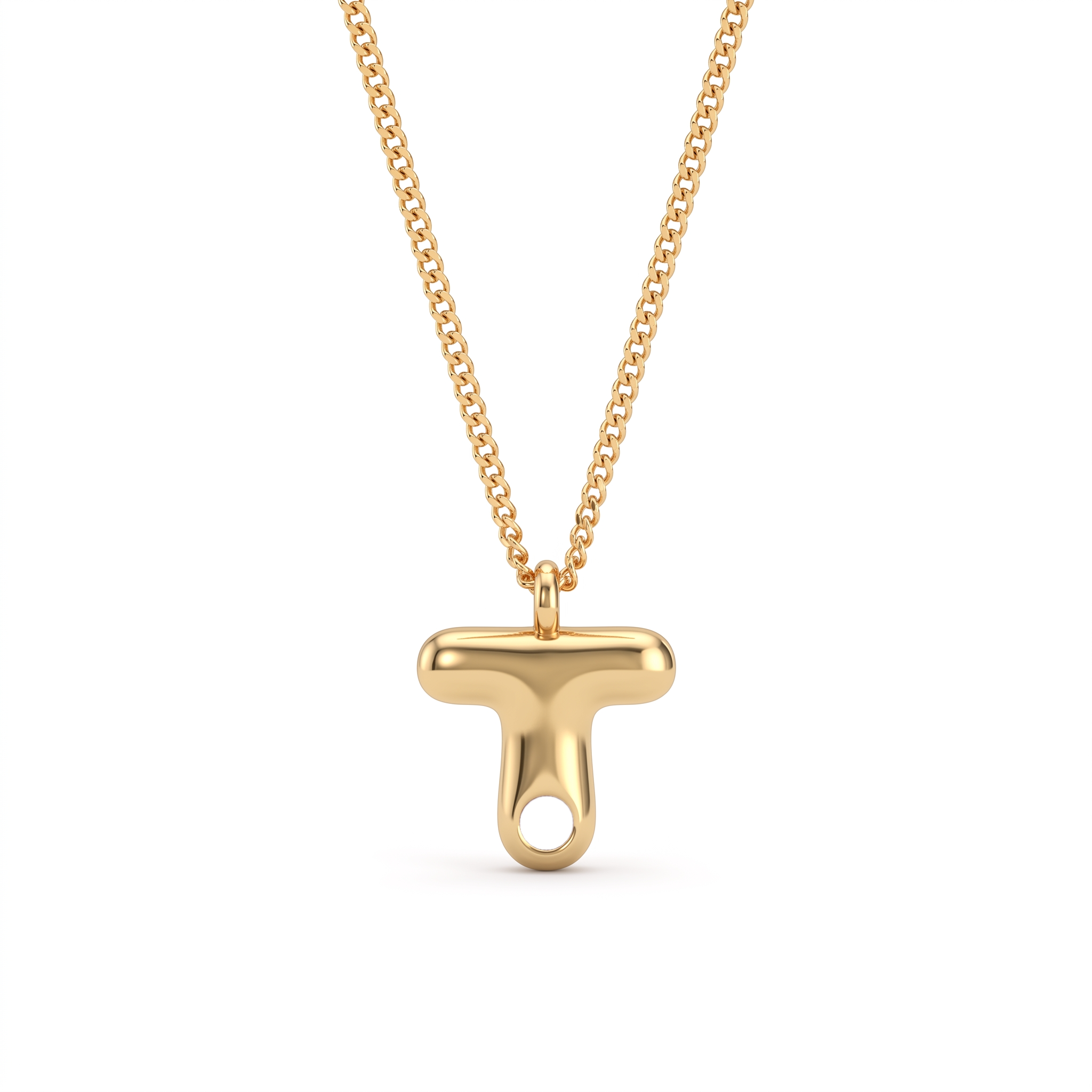 Initial Birthstone Necklace "Faye"