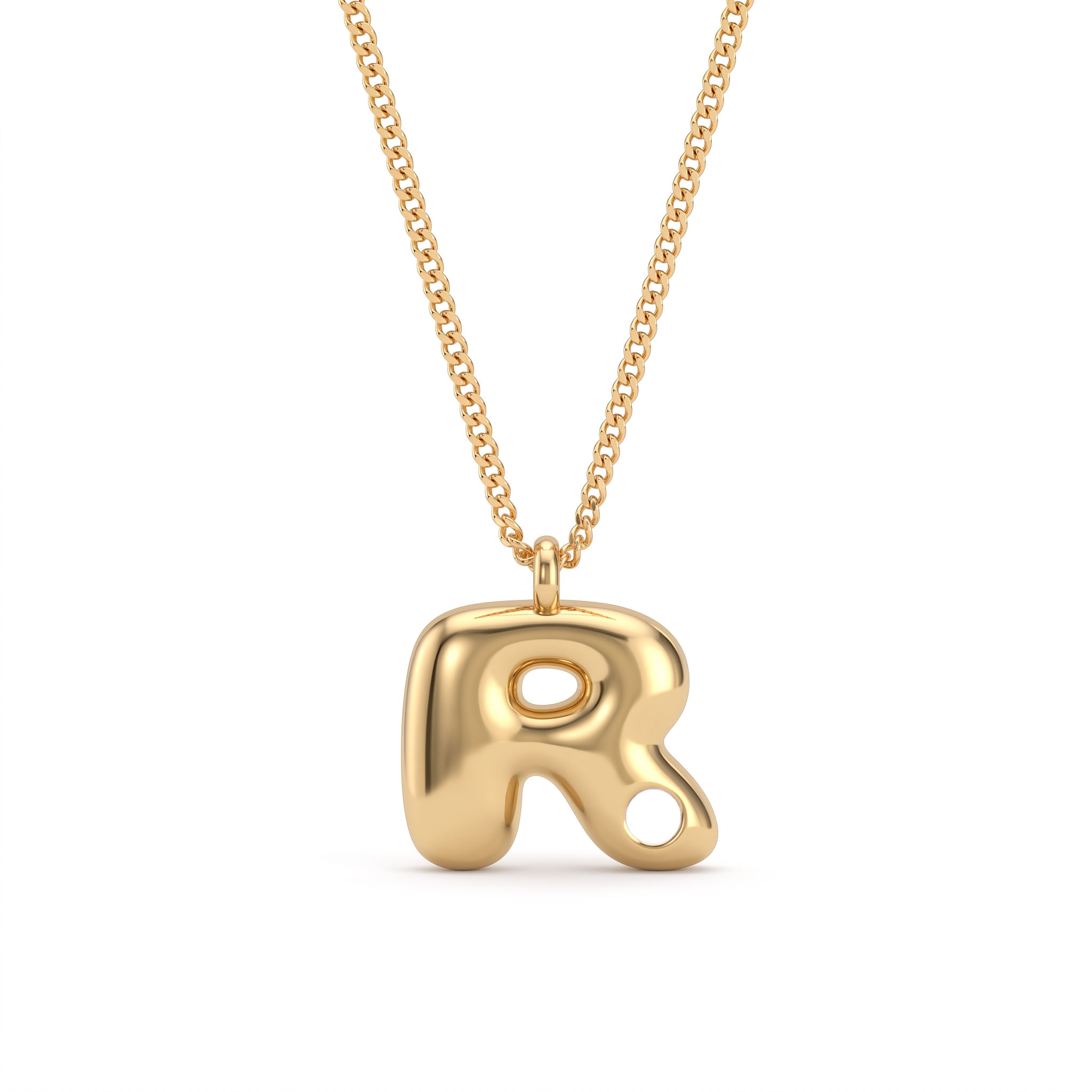 Initial Birthstone Necklace "Faye"