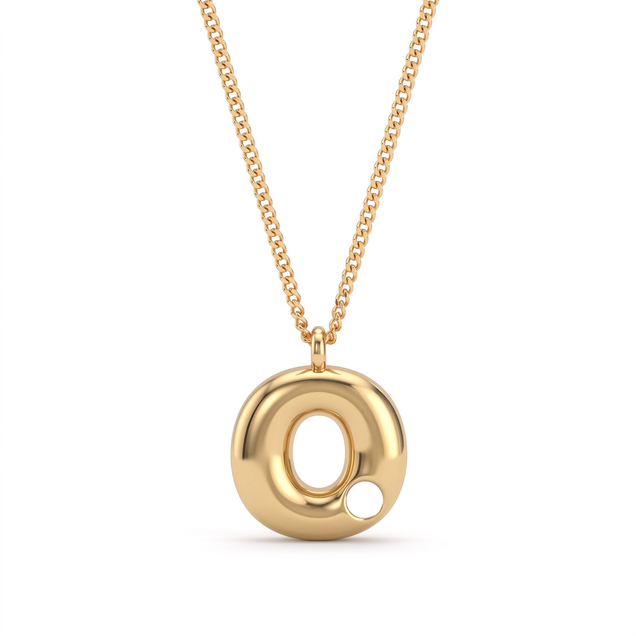 Initial Birthstone Necklace "Faye"