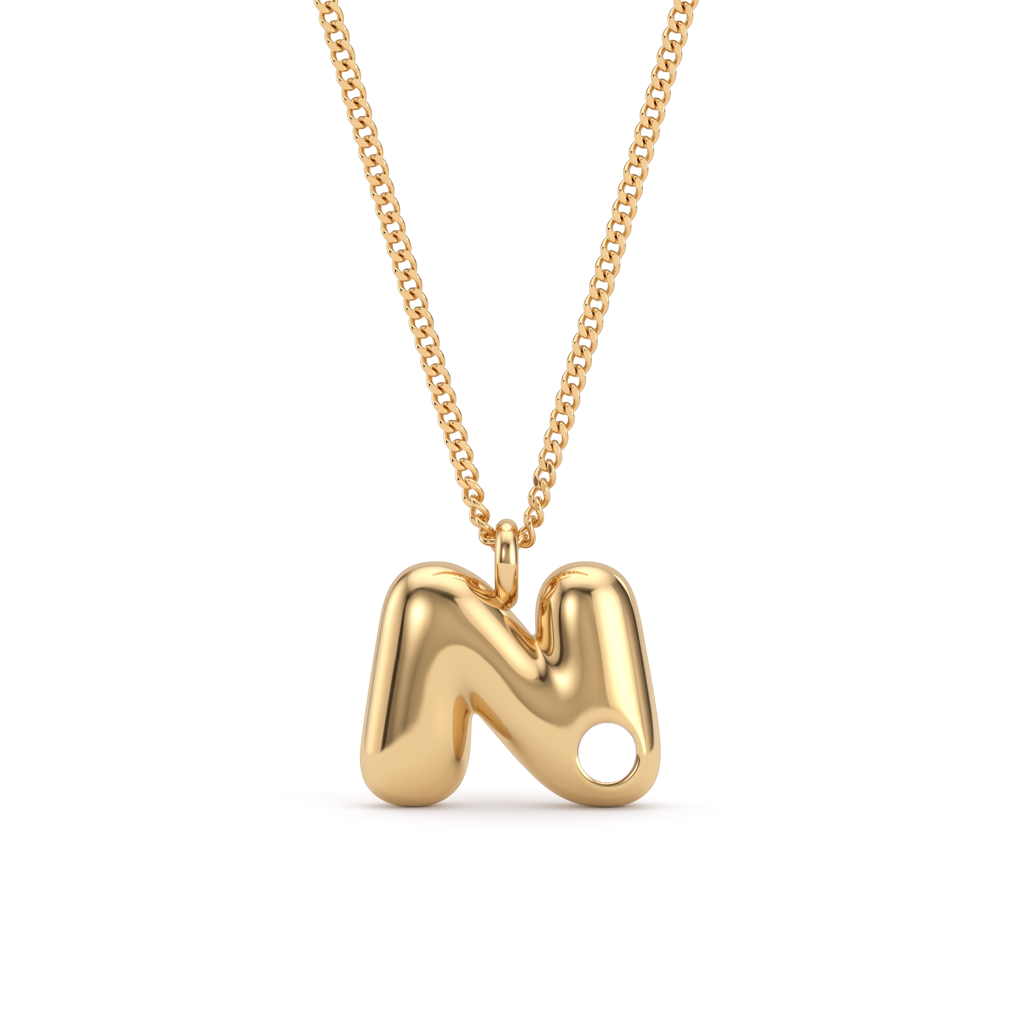 Initial Birthstone Necklace "Faye"