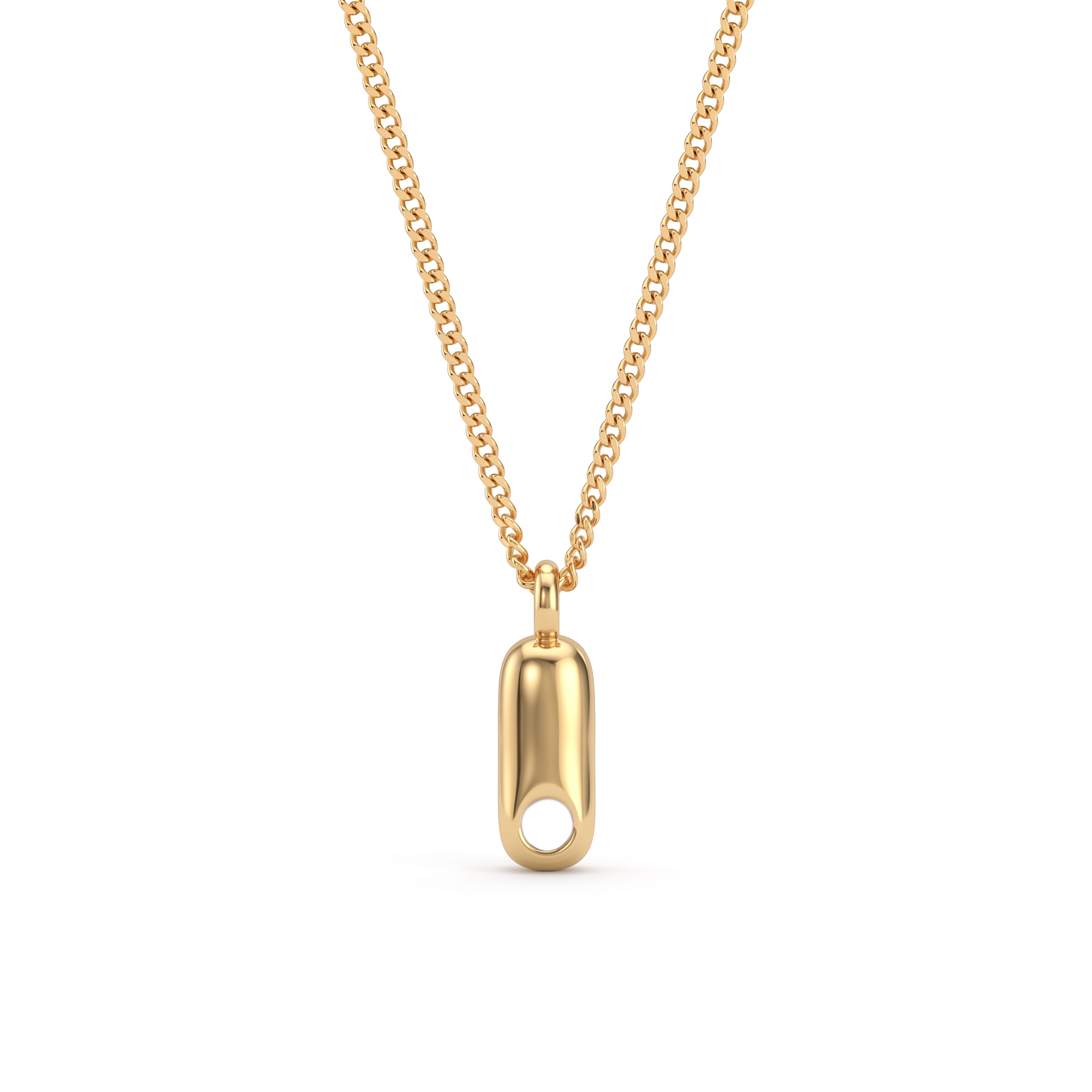 Initial Birthstone Necklace "Faye"