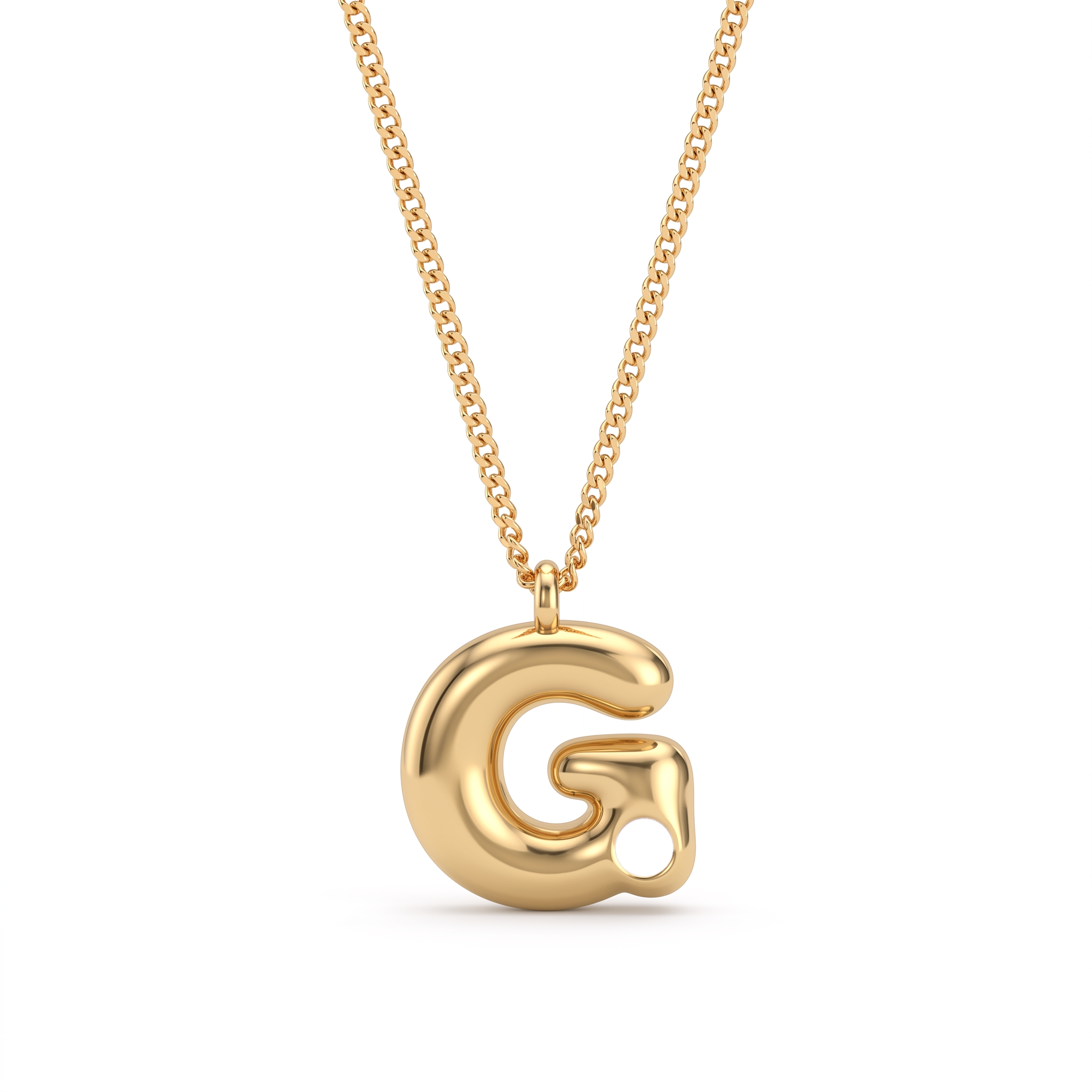 Initial Birthstone Necklace "Faye"