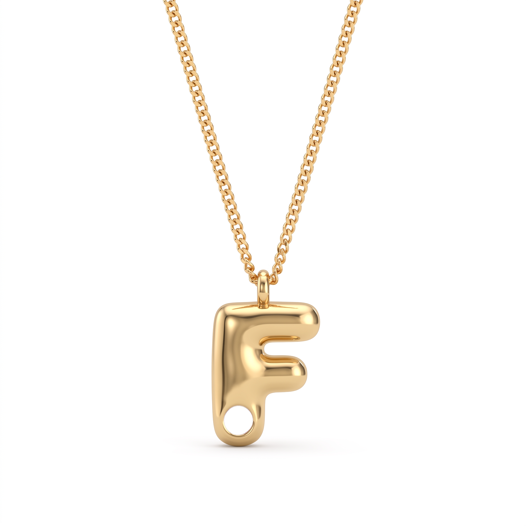 Initial Birthstone Necklace "Faye"