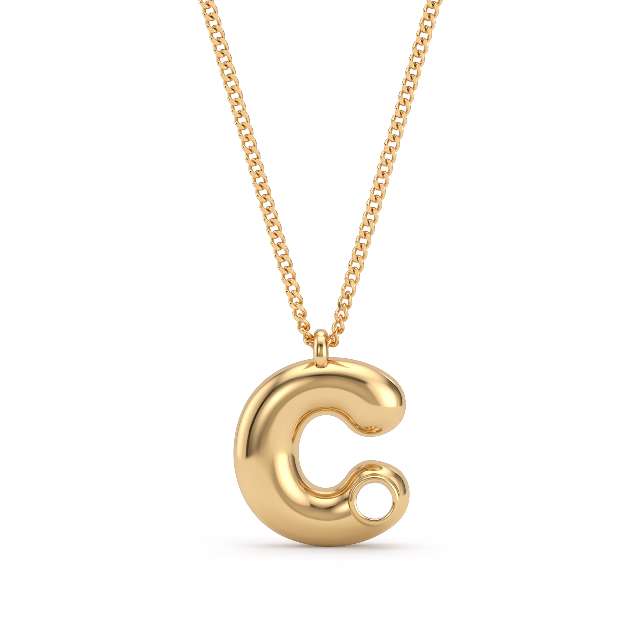 Initial Birthstone Necklace "Faye"