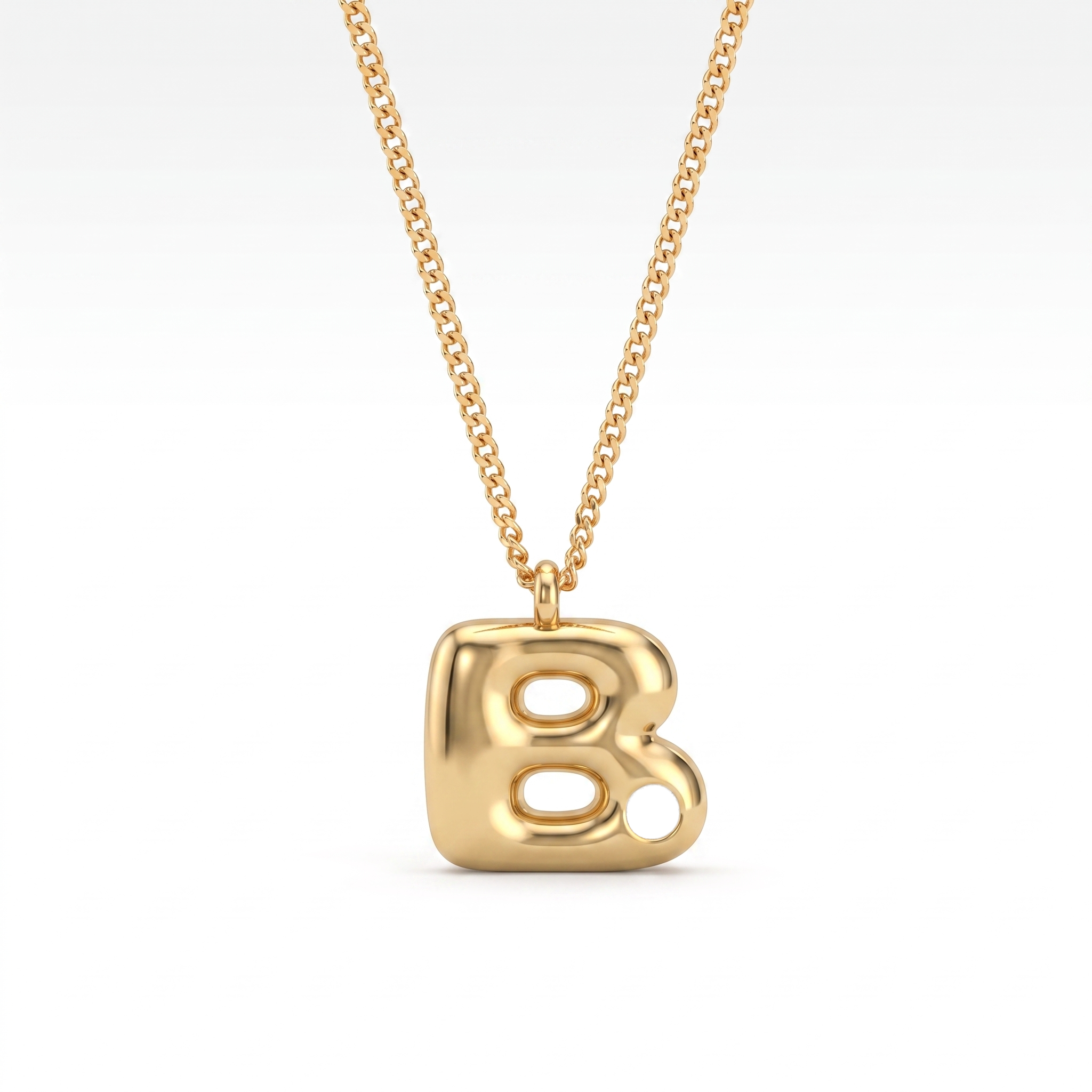 Initial Birthstone Necklace "Faye"