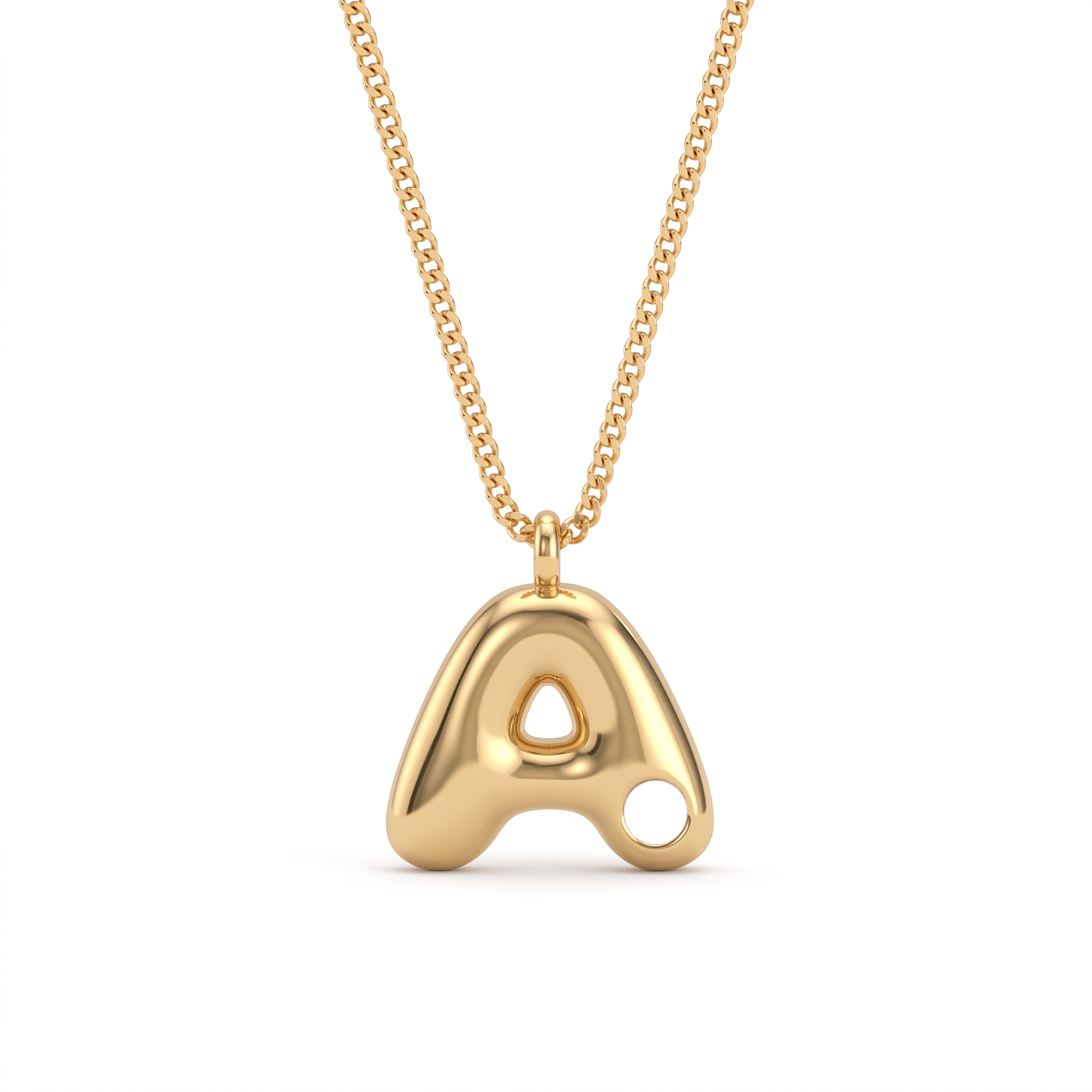 Initial Birthstone Necklace "Faye"
