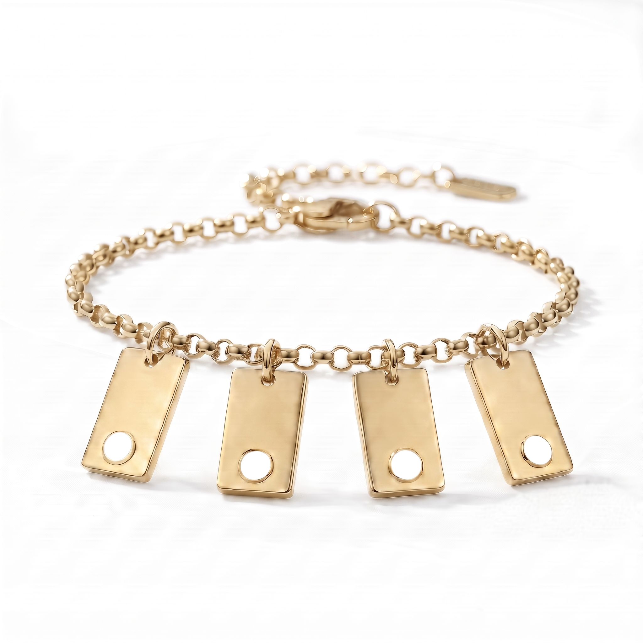 Initial Birthstone Bracelet "Nova"