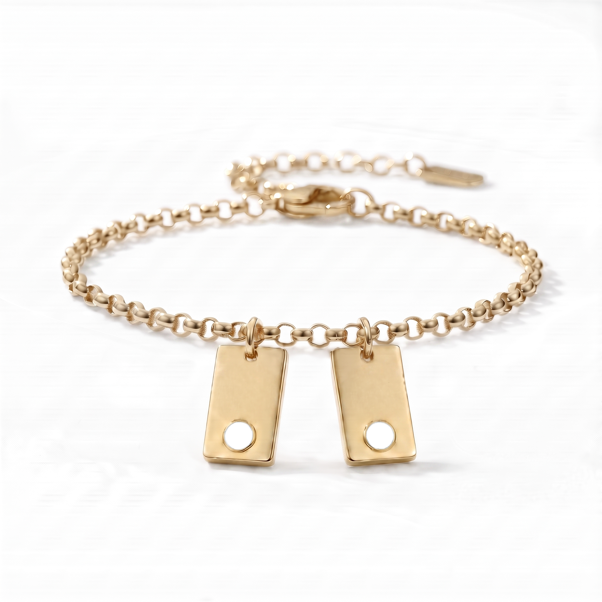 Initial Birthstone Bracelet "Nova"