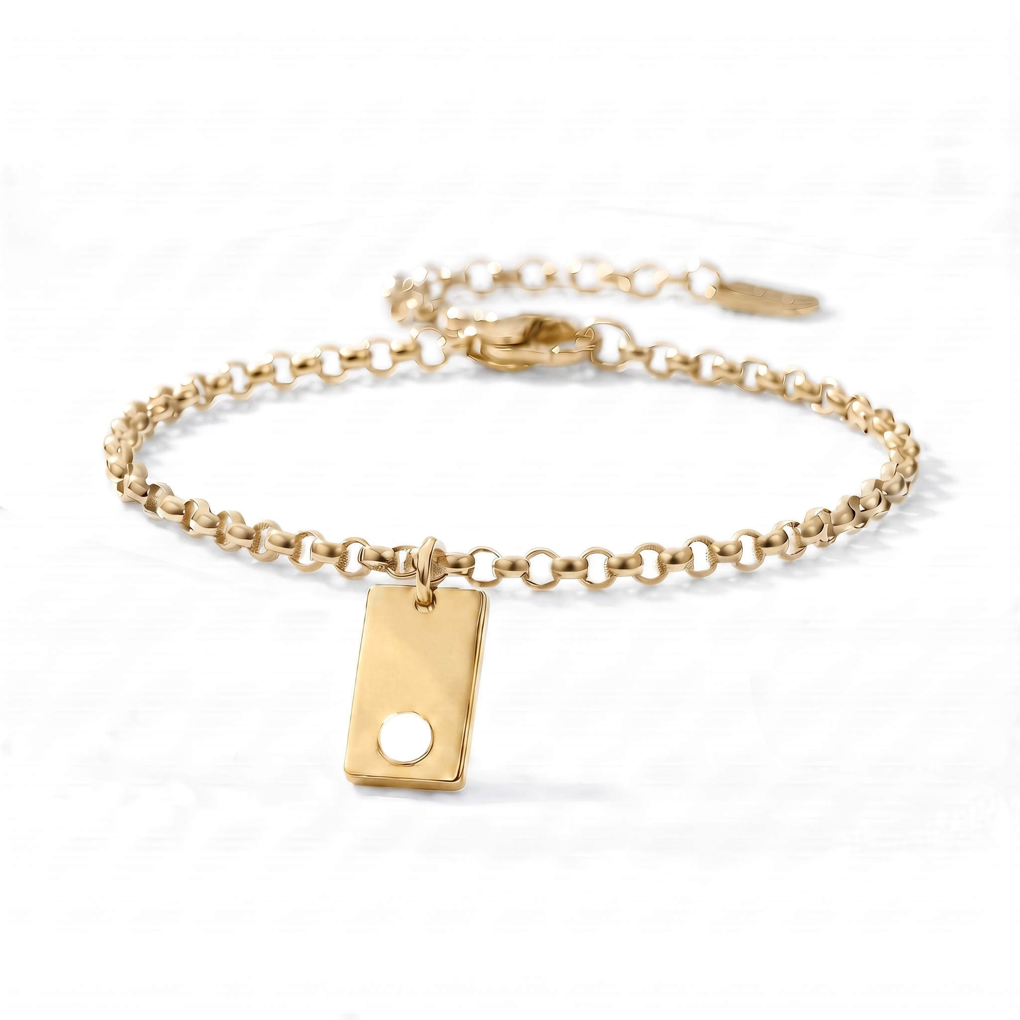 Initial Birthstone Bracelet "Nova"