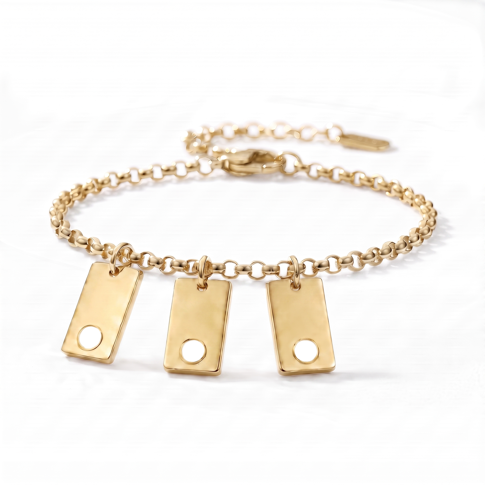 Initial Birthstone Bracelet "Nova"