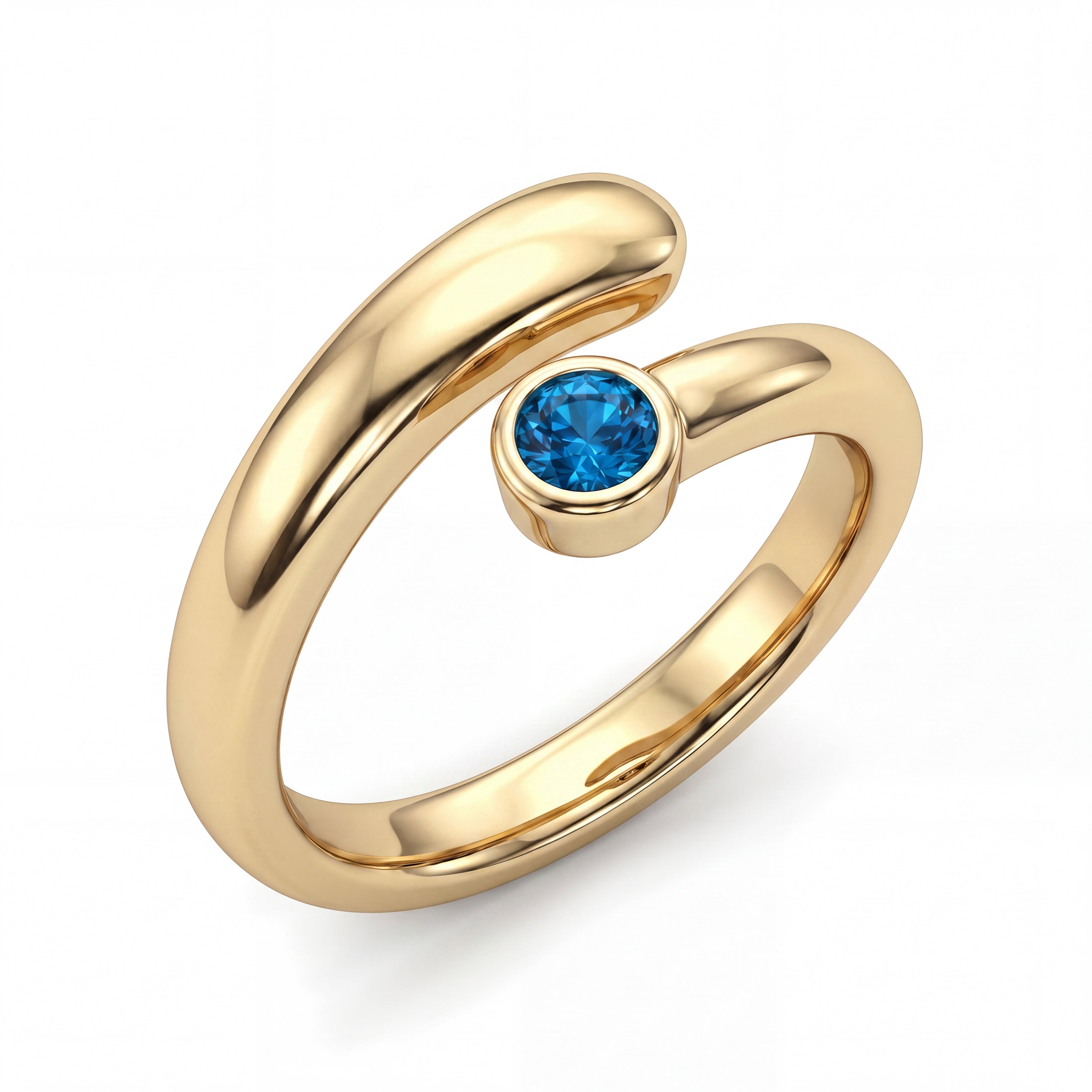 Adjustable BirthStone Ring "Lyra"