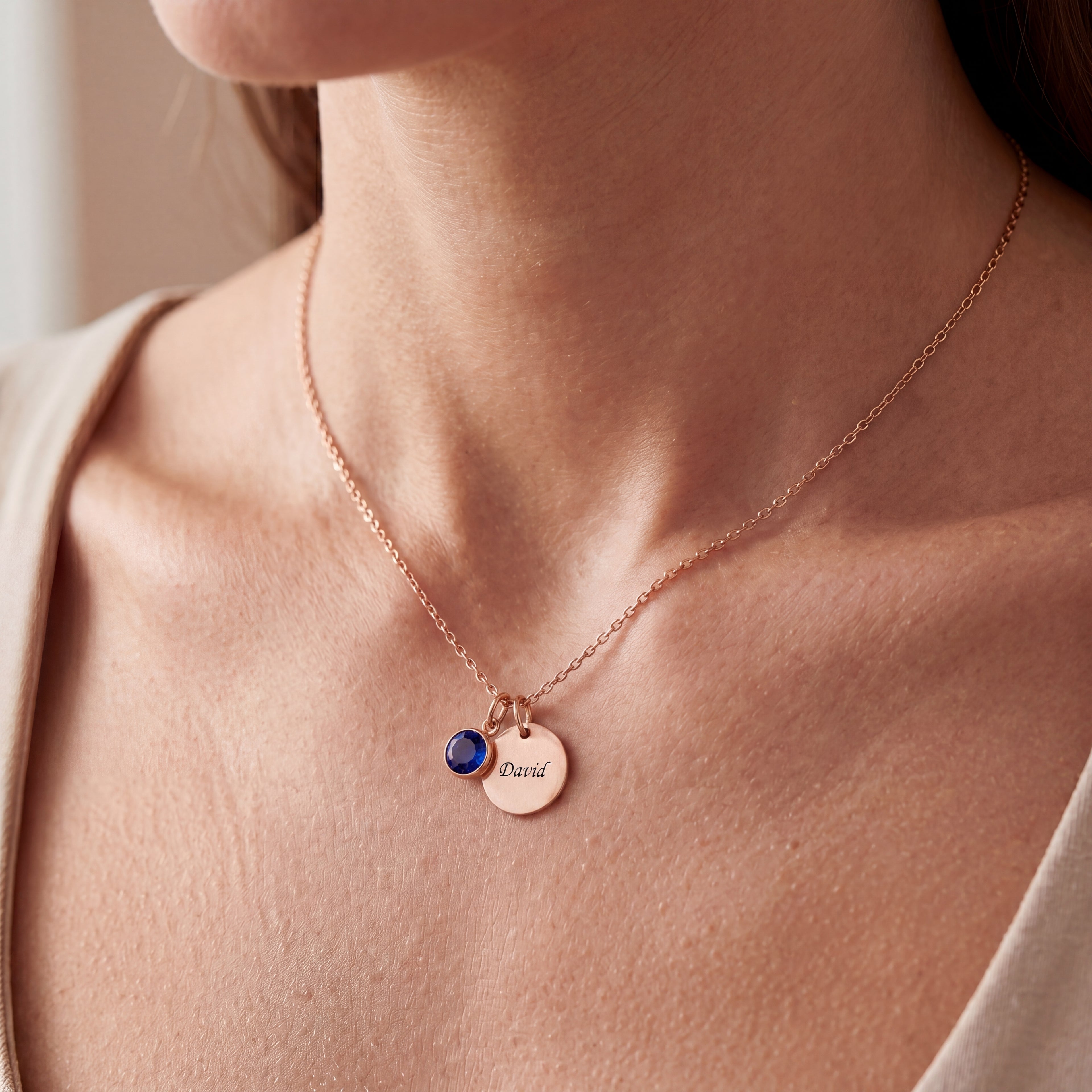 BirthStone Necklace "Ember"