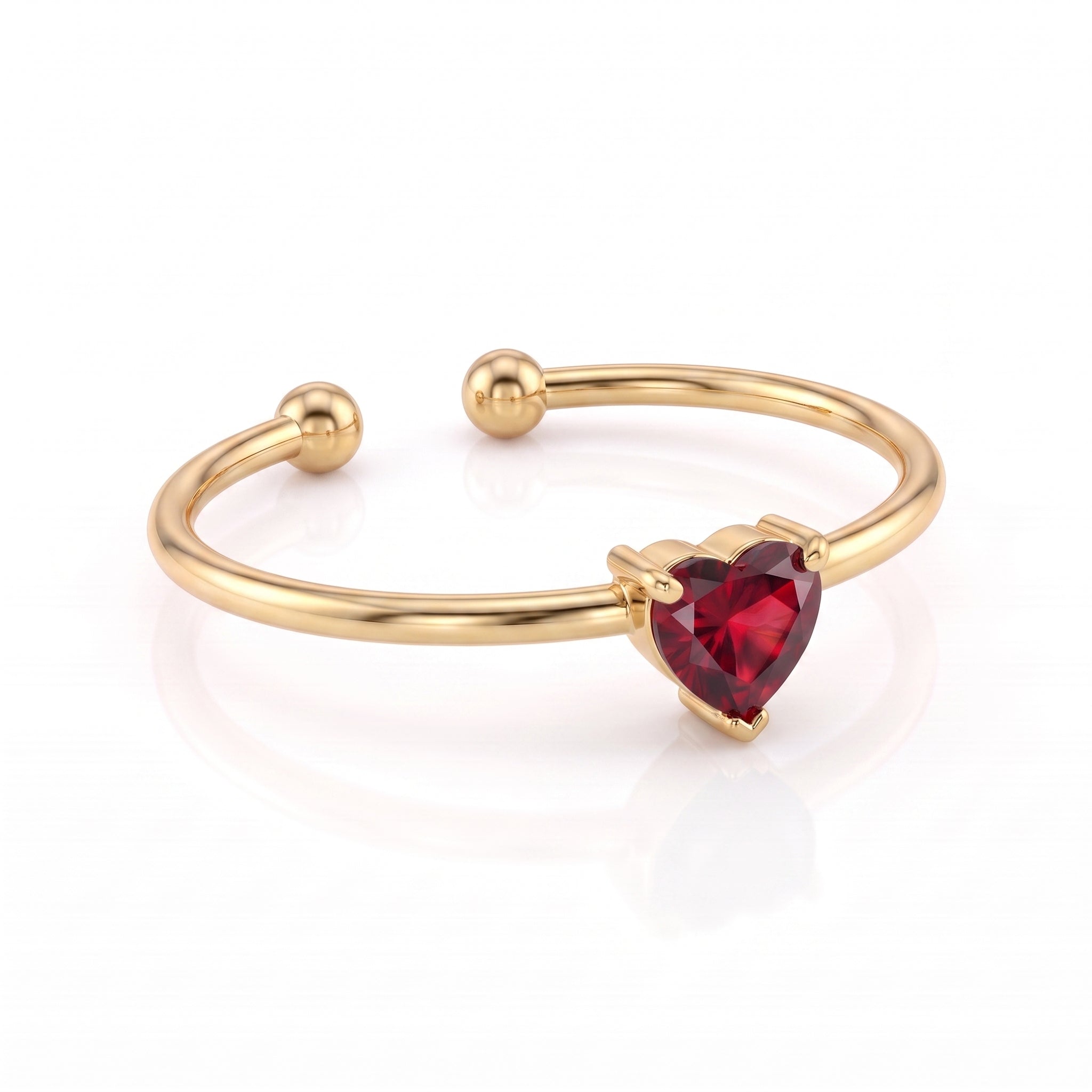 Adjustable BirthStone Ring "Aria"