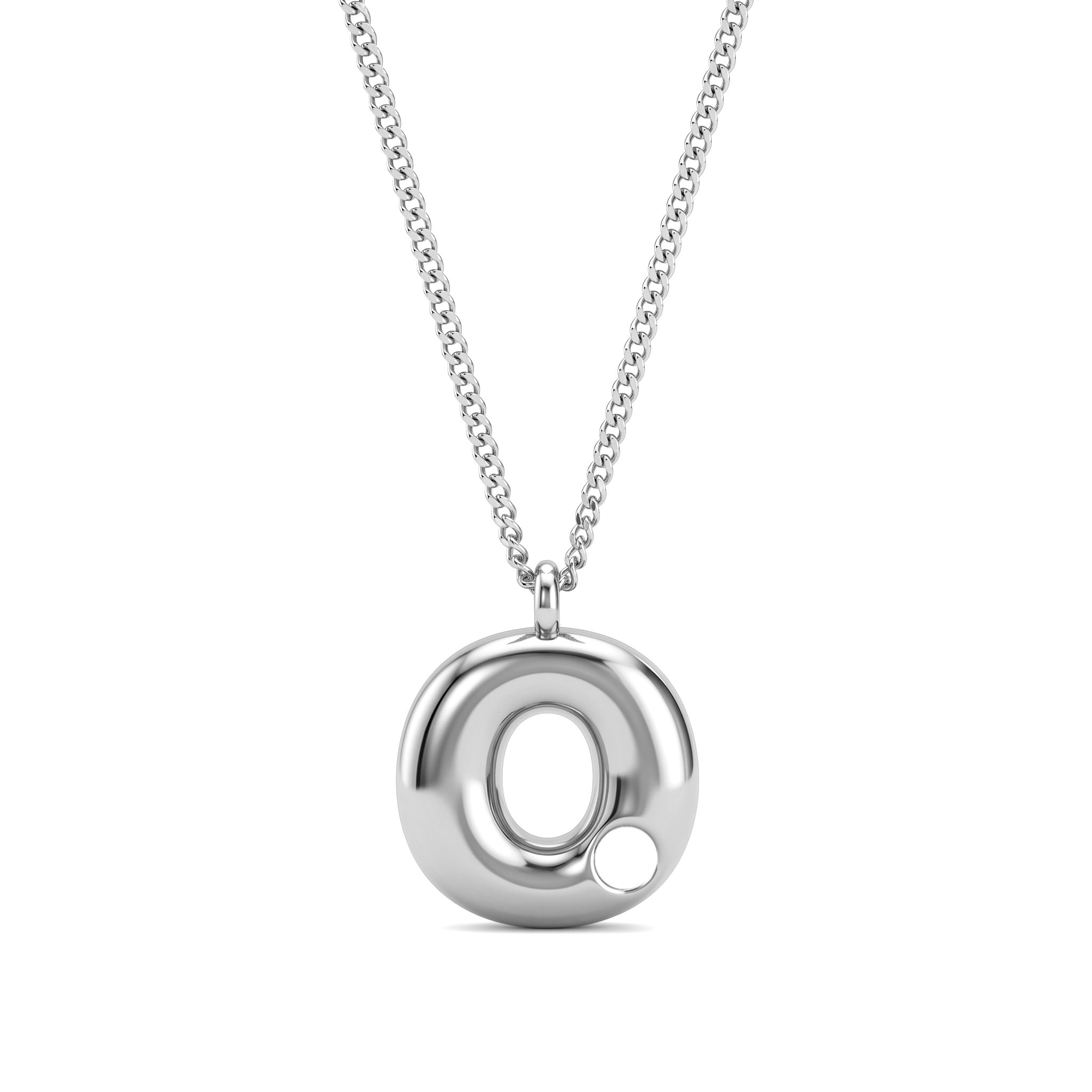 Initial Birthstone Necklace "Faye"