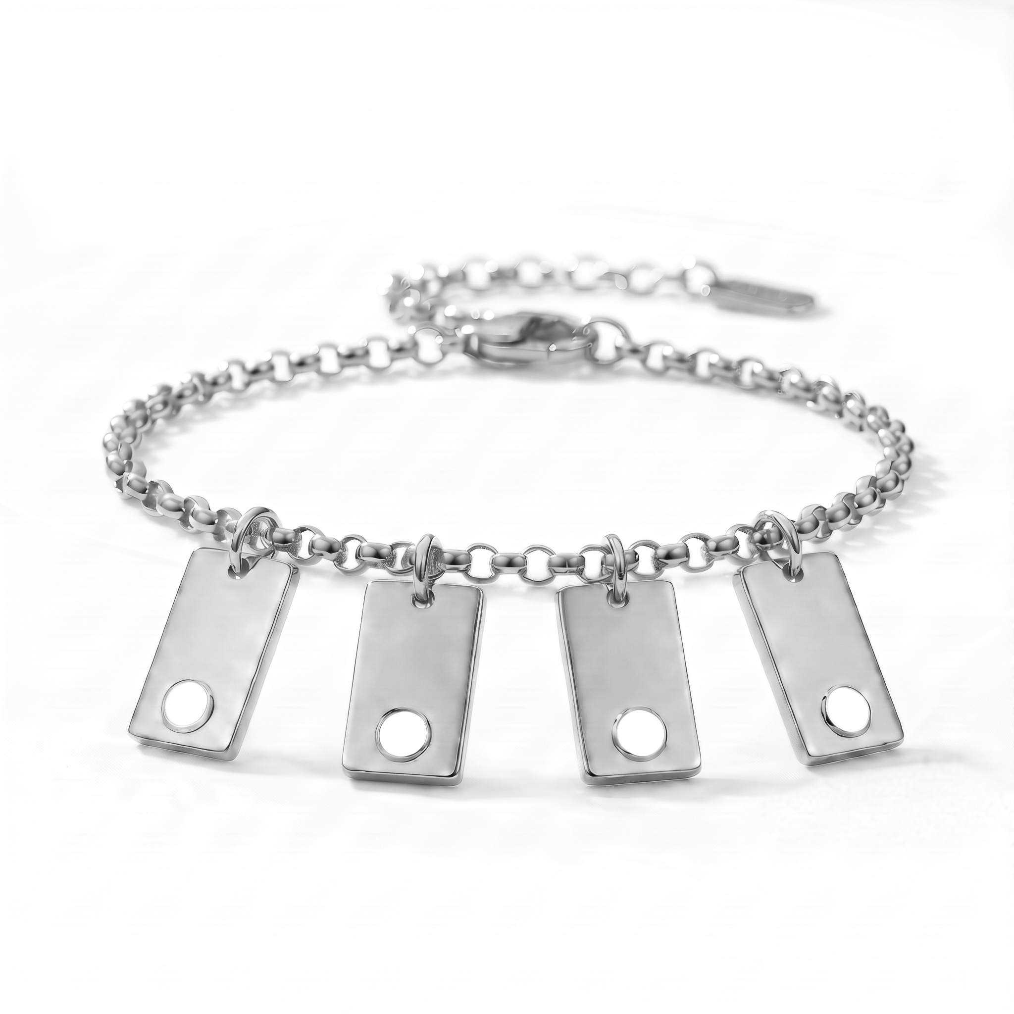 Initial Birthstone Bracelet "Nova"
