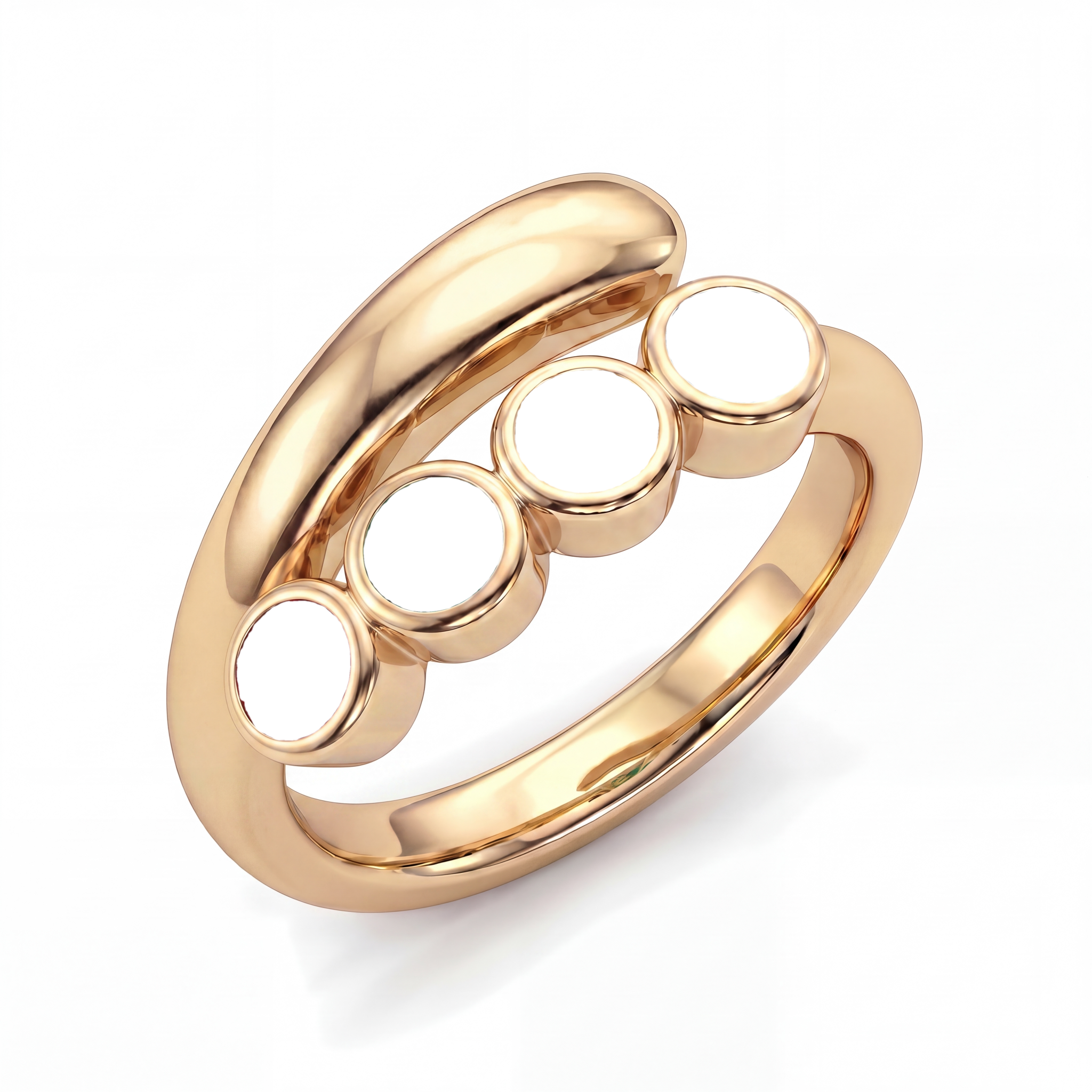 Adjustable BirthStone Ring "Lyra"