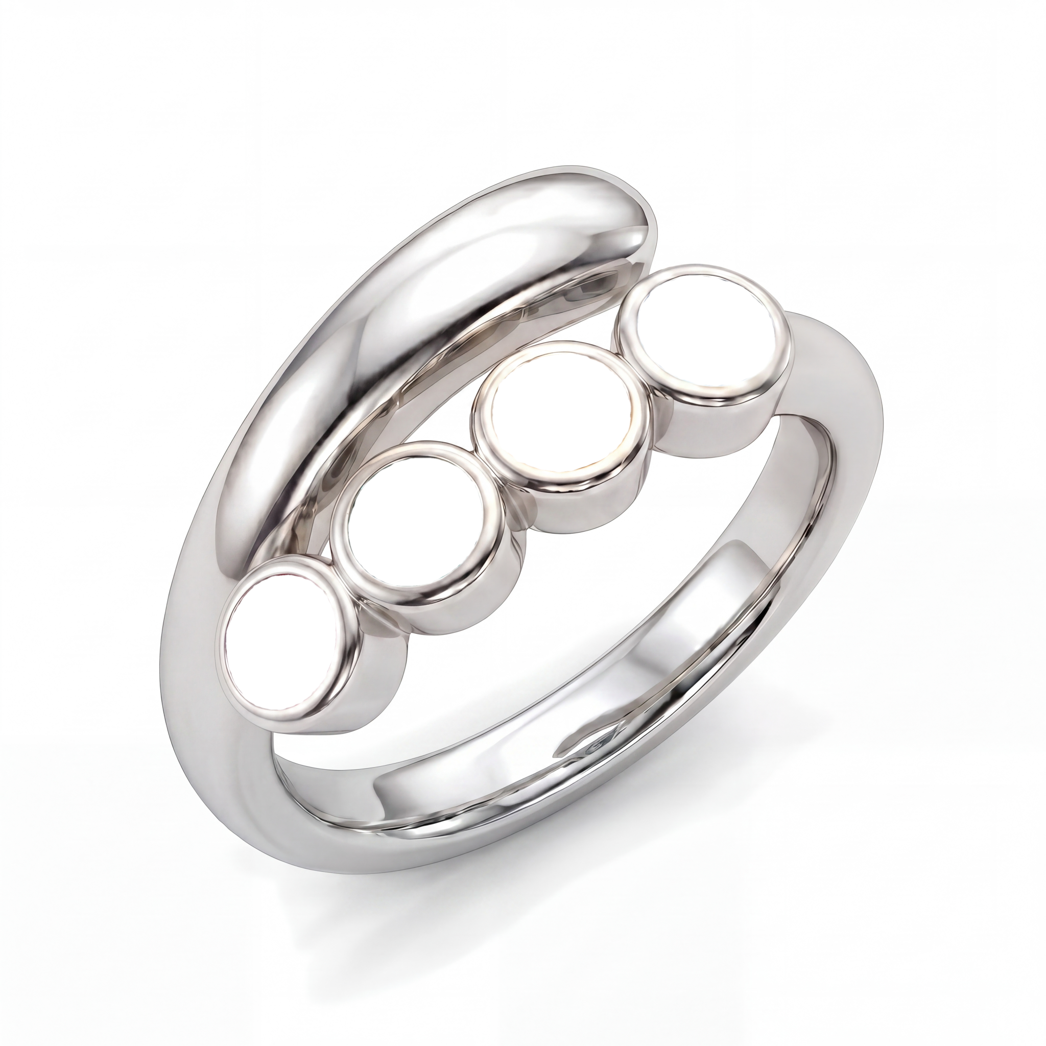 Adjustable BirthStone Ring "Lyra"